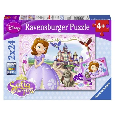 Puzzle 2 x 24 pièces : princesse sofia : l'aventure royale de sofia  Ravensburger    686800